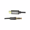 Кабель мультимедийный USB-C to 3.5mm M 1.2m black Baseus (CAM01-01) - Image 1