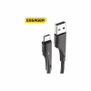 Дата кабель USB 2.0 AM to USB-C 1.0m 3A black Essager (EXCT-LS01) - Image 1