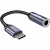 Перехідник USB-C M to 3.5mm F 0.12m gray Essager (EZJE01-0G) - Image 1