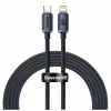 Дата кабель USB-C to Lightning 2.0m 20W Crystal Shine Series black Baseus (CAJY000301) - Image 1