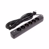 Мережевий фільтр живлення PowerPlant 7м, 6 розеток,USB, Type-C (YS-N6086/7c) (EX610686) - Image 1