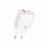 Зарядное устройство XO 1xUSB-C PD20W + 1xUSB QC3.0 White (L158.white) - Image 1