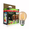 Лампочка Eurolamp LED G45 5W 530 Lm E27 3000K deco 2шт (MLP-LED-G45-05273(Amber)) - Image 1