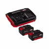 Набір акумулятор + зарядний пристрій Einhell 18V 2x4.0Ah Twincharger Kit (4512112) - Image 1