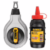 Шнур разметочный DeWALT 30м, в комплекте меловой порошок. (DWHT47408-0) - Image 1