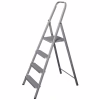 Драбина Eurogold зварна 4-х сходинкова GREY, 156х49х9см, Арт.214 (ЕГ-214 GREY) - Image 1