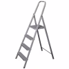 Драбина Eurogold зварна 4-х сходинкова GREY, 156х49х9см, Арт.214 (ЕГ-214 GREY) - Image 1
