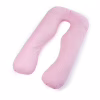 Подушка MirSon для вагітних і відпочинку Satin Stripe №8026 U-подібна Pink (2200006178644) - Image 1