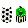 М'яка іграшка Cats vs Pickles 2 в 1 – Котик та огірок Футбол (CVP2200-2) - Image 1