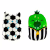 М'яка іграшка Cats vs Pickles 2 в 1 – Котик та огірок Футбол (CVP2200-2) - Image 1