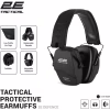Тактические наушники 2E Defence NRR 25 dB пасивные Black (2E-TPE016BK) - Image 1