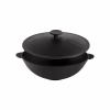 Сковорода Brizoll чавунна WOK з чавунною кришкою 4,7 л 300х103 мм (W30-1) - Image 1