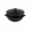 Сковорода Brizoll чавунна WOK з чавунною кришкою 4,7 л 300х103 мм (W30-1) - Image 1