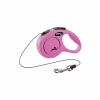 Поводок для собак Flexi New Classic XS трос 3 м (розовый) (4000498022436) - Image 1