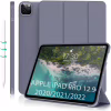 Чохол до планшета BeCover Tri Fold Soft TPU Silicone Apple iPad Pro 12.9 2020/2021/2022 Purple (711739) - Image 1