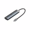 Концентратор Vention USB-C 5-in-1 3xUSB 3.0 + HDMI 4K60Hz + USB-C PD100W gray (TGMHB) - Image 1