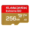 Карта пам'яті SanDisk 256GB microSDXC class 10 UHS-I Extreme GO (SDSQXGN-256G-GN6MN) - Image 1