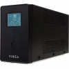 Пристрій безперебійного живлення Vinga LCD 600VA metal case with USB (VPC-600MU) - Image 1