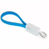 Дата кабель USB 2.0 AM to USB-C 0.18m blue Extradigital (KBU1787) - Image 1