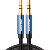 Кабель мультимедийный 3.5mm M to 3.5mm M 2.0m AV112 blue Ugreen (10687) - Image 1