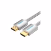 Кабель мультимедійний HDMI M to HDMI M 5.0m V2.1 4K60Hz braided aluminum alloy gray Vention (AABIJ) - Image 1