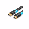 Кабель мультимедийный HDMI M to HDMI M 1.0m 4K60Hz black Vention (VAA-B02-L100) - Image 1
