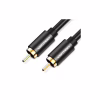 Кабель мультимедийный 1xRCA M to 1xRCA M 1.0m digital black Vention (VAB-R09-B100) - Image 1