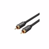 Кабель мультимедийный 1xRCA M to 1xRCA M 2.0m digital black Vention (VAB-R09-B200) - Image 1