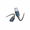 Дата кабель USB 3.2 AM/AF 1.5m 10Gbps PVC black Vention (CBOBG) - Image 1