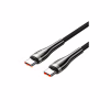 Дата кабель USB-C to USB-C 2.0m 5A nylon braided black Vention (CTYBH) - Image 1