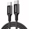 Дата кабель USB-C to USB-C 1.0m PD3.1 240W 480Mbps braided Starlight blue Ugreen (75731) - Image 1