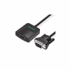 Переходник VGA 15F to HDMI M 1080P 60Hz 3,5mm Audio 0.15m Vention (ACNBB) - Image 1