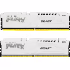 Модуль пам'яті для комп'ютера DDR5 64GB (2x32GB) 6000 MHz Beast White Kingston Fury (ex.HyperX) (KF560C36BWEK2-64) - Image 1