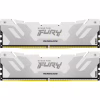 Модуль пам'яті для комп'ютера DDR5 64GB (2x32GB) 6400 MHz Renegade White XMP Kingston Fury (ex.HyperX) (KF564C32RWK2-64) - Image 1