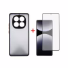 Чехол для мобильного телефона Dengos Kit Xiaomi Redmi Note 14 Pro case Matte + glass (Black) (DG-KM-128) - Image 1