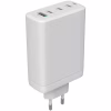 Зарядний пристрій Canyon CU140ACC GaN 150W 3xPD 1xQC EU White (CNS-CUW140ACC) - Image 1