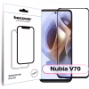 Скло захисне BeCover Nubia V70 Black (713454) - Image 1