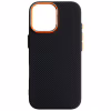 Чохол до мобільного телефона Armorstandart LikeCarbon2 SE MagCase Apple iPhone 17 Kevlar Black Orange (ARM89163) - Image 1