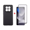 Чехол для мобильного телефона Dengos Carbon + glass Xiaomi Redmi Note 15 Black (DG-KM-185) - Image 1