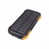 Батарея універсальна Choetech 10000mAh, 5V/2.1A, solar panel, Qi-5W, Black-Orange (B659-OR) - Image 1
