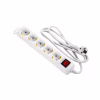 Сетевой удлинитель 2E 5XSchuko з вимикачем,1.5м, white (2E-U05ESM1.5) - Image 1