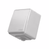 Выключатель Videx BINERA IP65 наружный 1кл серый (VF-BNW11-36125) - Image 1