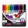 Набор маркеров Centropen набор Permament creative 12 цветов (2896/12) - Image 1