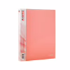 Папка на кольцах Axent А4 с 2-мя кольцами 700 мкм 25 мм Прозрачная розовая (1207-24-A) - Image 1