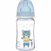 Бутылочка для кормления Canpol babies Bonjour Paris с широким отверстием 240 мл Синяя (35/232_blu) - Image 1