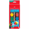 Акварельные краски Faber-Castell 2 кольорів (d 30 мм) з пензликом (125018) (32298) - Image 1