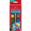 Акварельные краски Faber-Castell суха, з пензлем, D24мм, 12 кольорів (32297) - Image 1