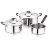 Набір посуду MasterPro Foodies collection 2 каструлі та ківш 16/20/24 см (BGEU-5539) - Image 1