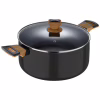Кастрюля Bergner Earth black, з кришкою 24 см, 4.3 л (BG-32036-BK) - Image 1