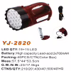 Ручной фонарь Yajia YJ-2820-19, Аккумулятор, 19LED+19LED, Боковая подсветка - Image 1